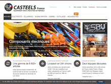 Tablet Screenshot of casteels.fr